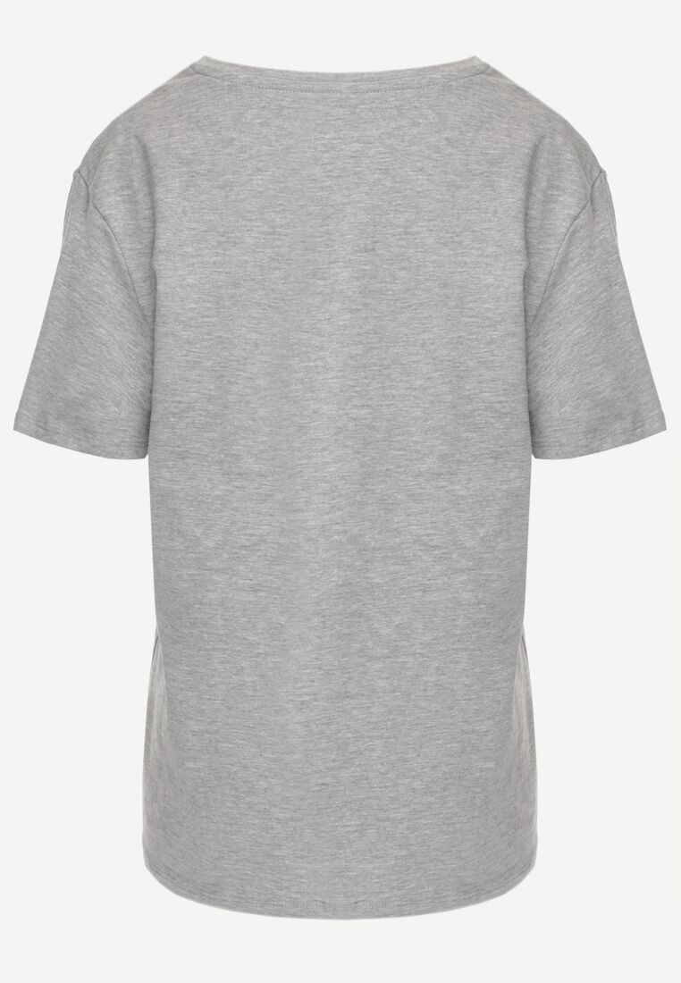 Jasnoszary T-shirt Genilin 9