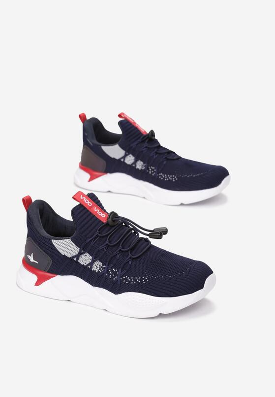 Granatowo-Czerwone Buty Sportowe Physasa 2