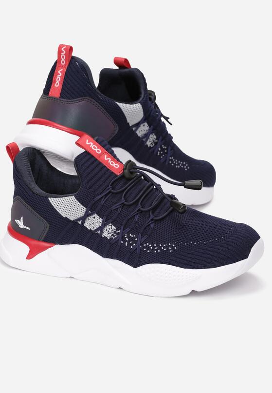 Granatowo-Czerwone Buty Sportowe Physasa 3