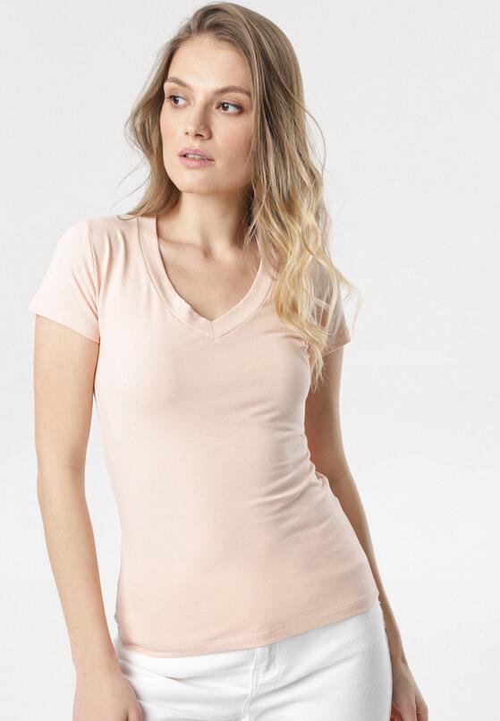 Jasnoróżowy T-shirt Aegameda 1