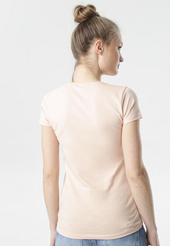 Jasnoróżowy T-shirt Echolaira 3