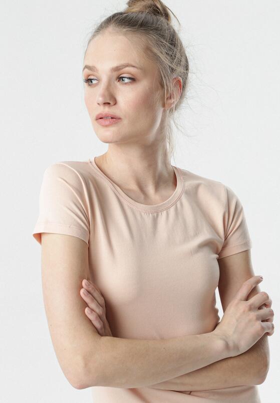 Jasnoróżowy T-shirt Echolaira 4