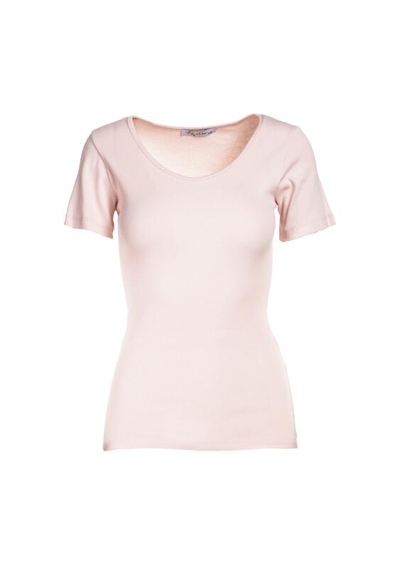 Jasnoróżowy T-shirt Ananore 5