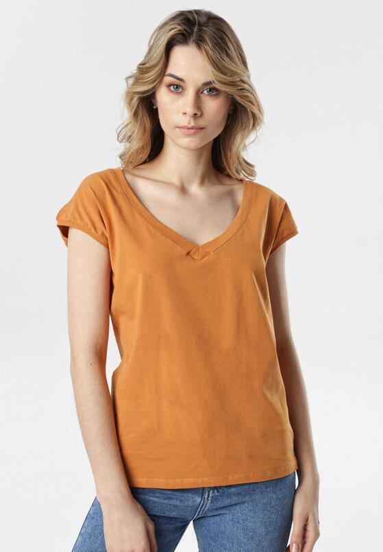 Camelowy T-shirt Luaphis 1