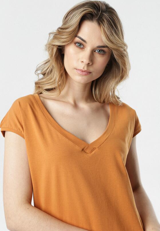Camelowy T-shirt Luaphis 4