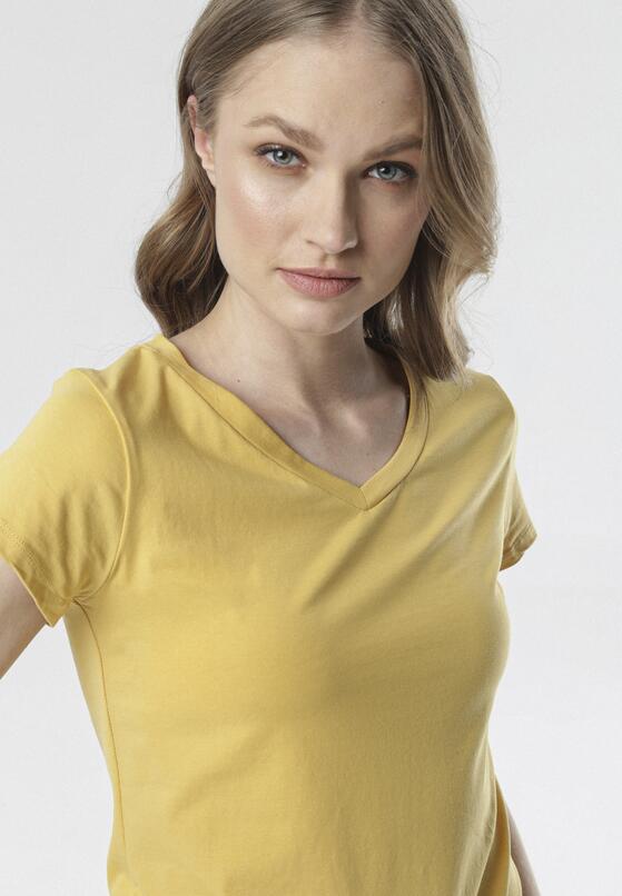 Żółty T-shirt Mariviane 4