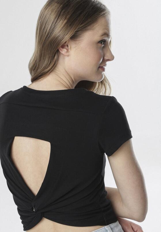 Czarny T-shirt Nysalane 4