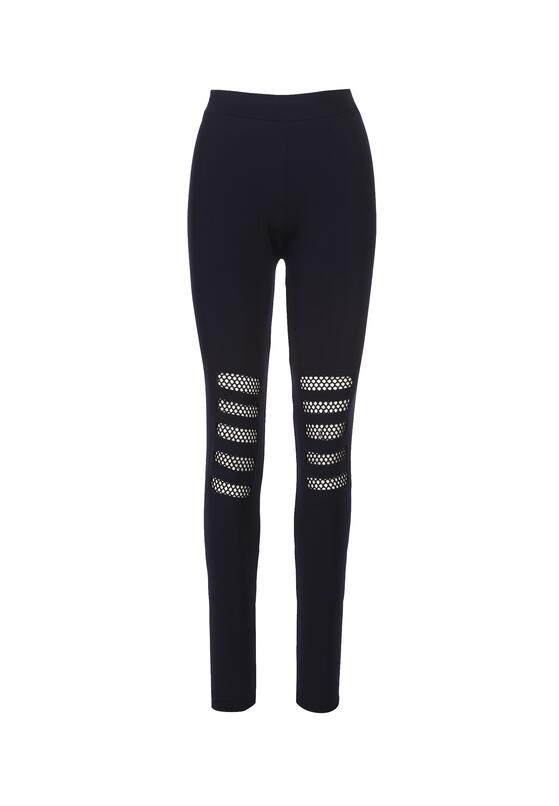 Granatowe Legginsy Perisia 5