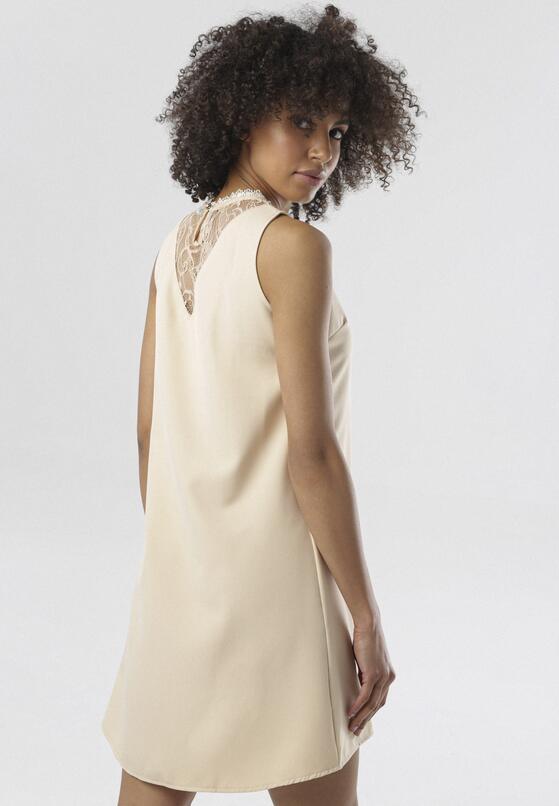 Beżowa Sukienka Loraevien 3