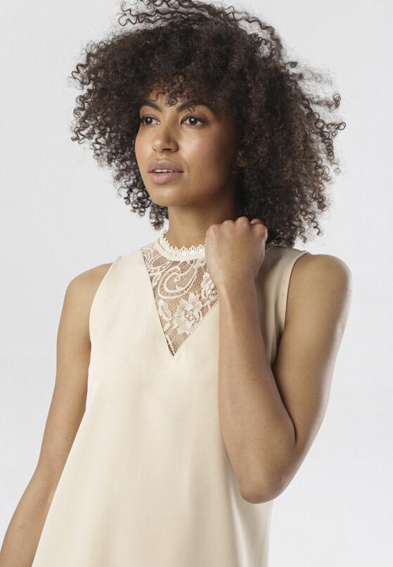 Beżowa Sukienka Loraevien 4