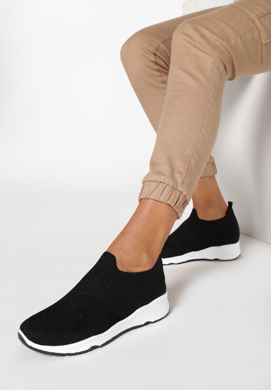 Czarne Sneakersy Haireino 1