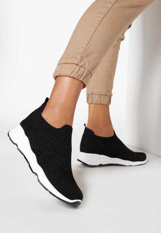 Czarne Sneakersy Haireino 2