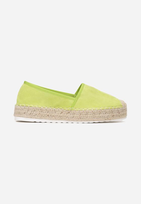 Jasnozielone Espadryle Selfoss 3