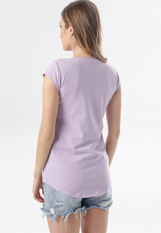 T-shirt Mov deschis 3