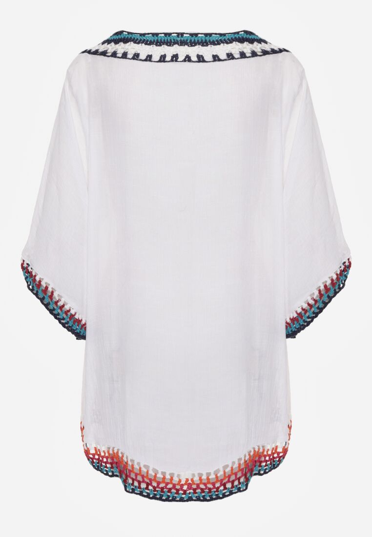 Biała Tunika Narzutka Kahlisine 7