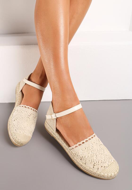 Beżowe Espadryle Laifa 2