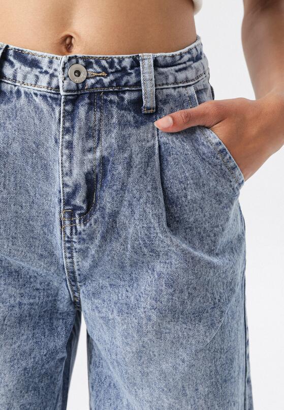 Niebieskie Jeansy Mom Fit Himethylia 4