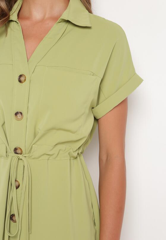 Rochie Verde deschis 5