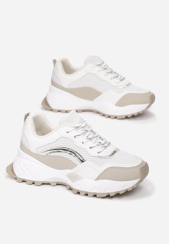 Beżowe Sneakersy Dorierissa 4