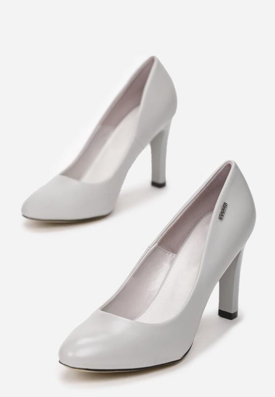 Szare Czółenka Sheve 4