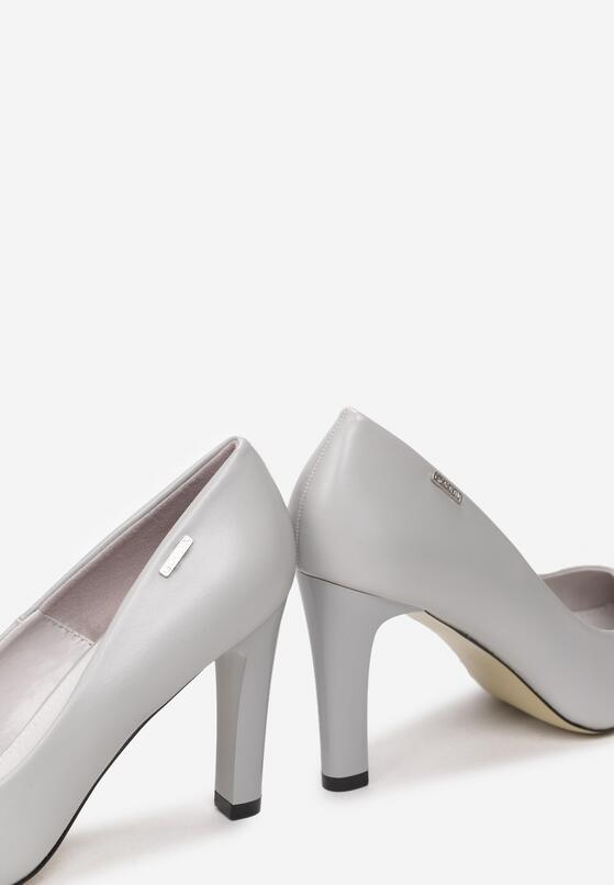 Szare Czółenka Sheve 5