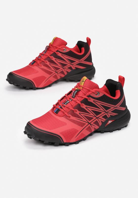 Czerwono-Czarne Buty Sportowe Pheropise 2