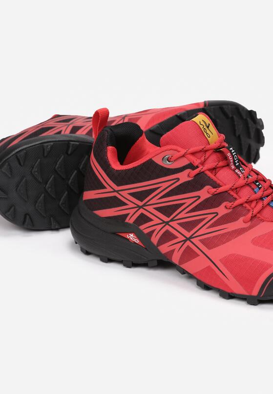 Czerwono-Czarne Buty Sportowe Pheropise 3