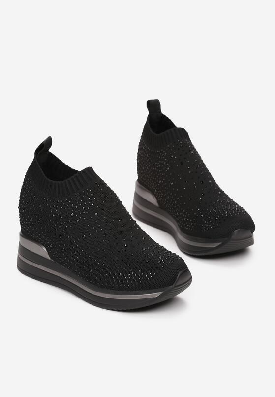 Czarne Sneakersy Aquashi 4