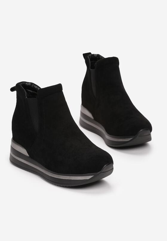 Czarne Sneakersy Ilenolla 4