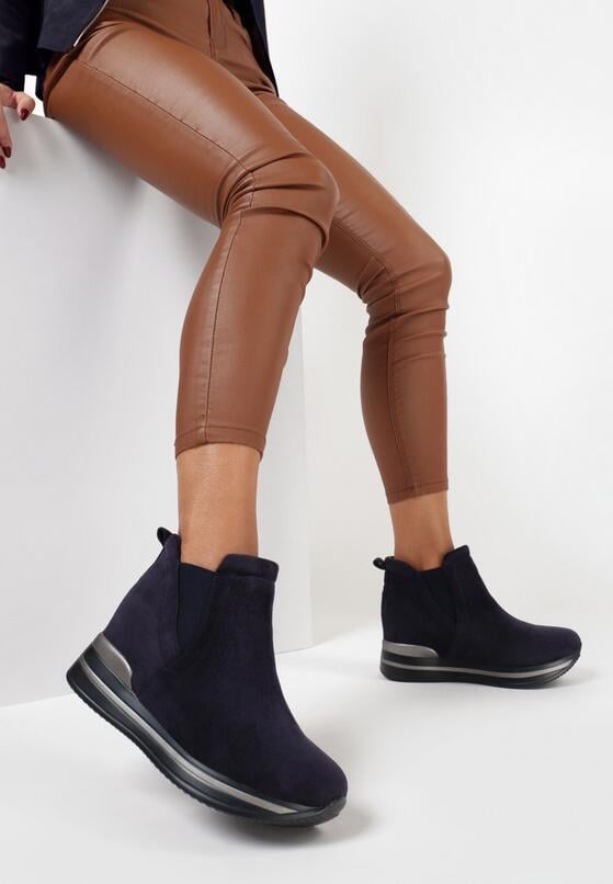 Granatowe Sneakersy Ilenolla 1