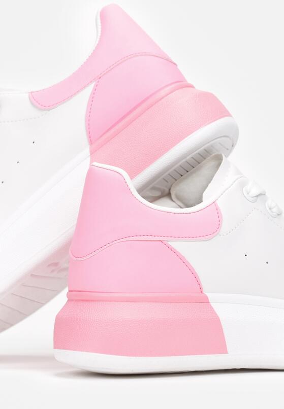 Biało-Różowe Sneakersy Idathise 5