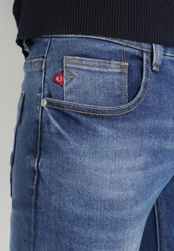 Niebieskie Jeansy Slim Perithe 5