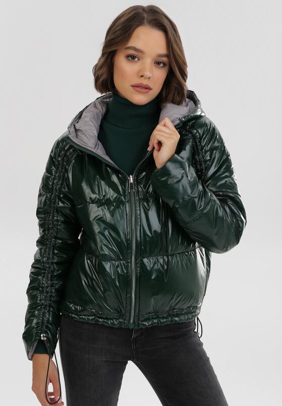Zielona Dwustronna Kurtka Morgathia 1