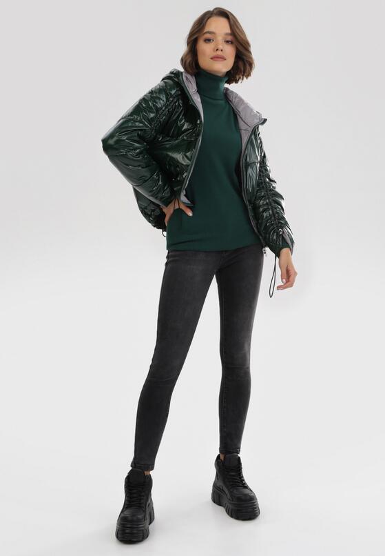 Zielona Dwustronna Kurtka Morgathia 2