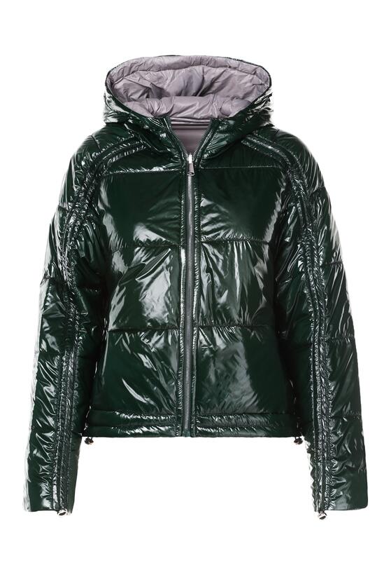 Zielona Dwustronna Kurtka Morgathia 6