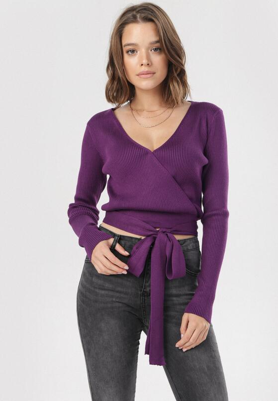 Fioletowy Sweter Elidelia 4