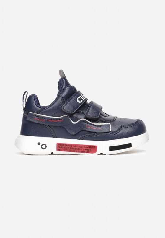Granatowo-Czerwone Buty Sportowe Drenryna 1