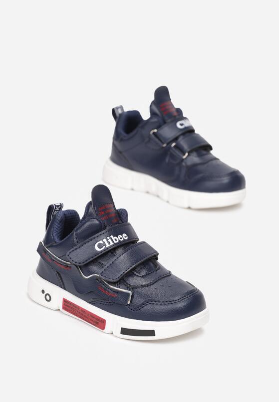 Granatowo-Czerwone Buty Sportowe Drenryna 2
