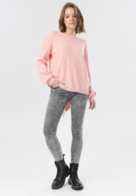 Jasnoróżowy Sweter Kylerris 4