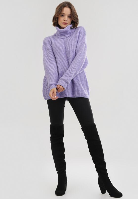 Jasnofioletowy Golf Oversize Out Of This World 4