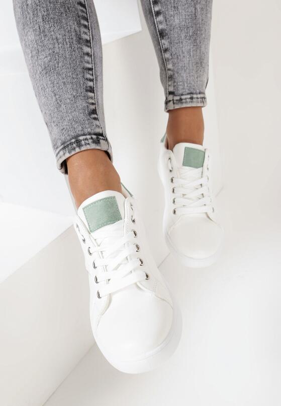 Biało-Miętowe Buty Sportowe Irinlyn 2