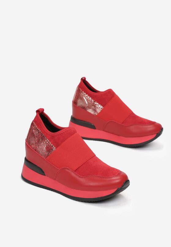 Czerwone Sneakersy Mapeloris 4