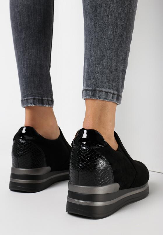 Czarne Sneakersy Euthami 2
