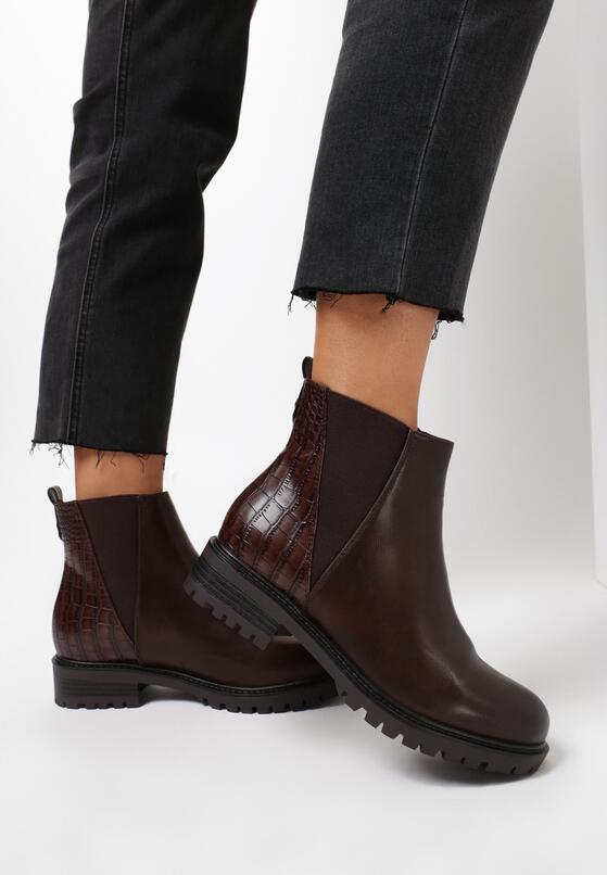 Brązowe Botki Nemorlea 1