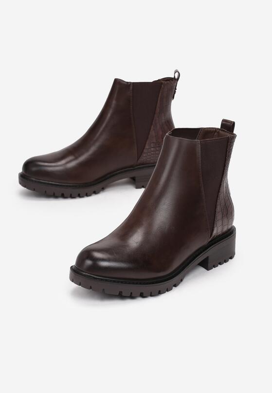 Brązowe Botki Nemorlea 4