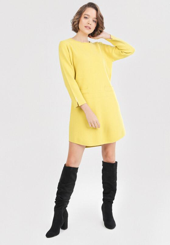 Żółta Sukienka Thelora
