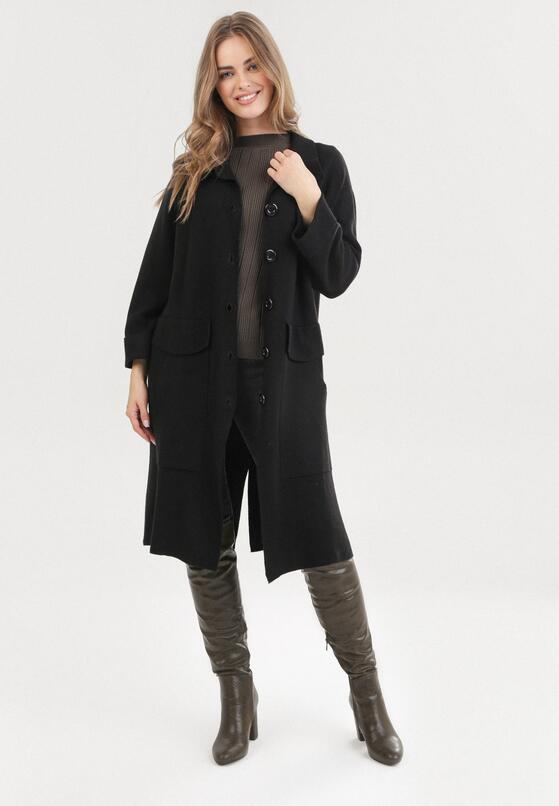 Czarny Kardigan Ginornessa 2