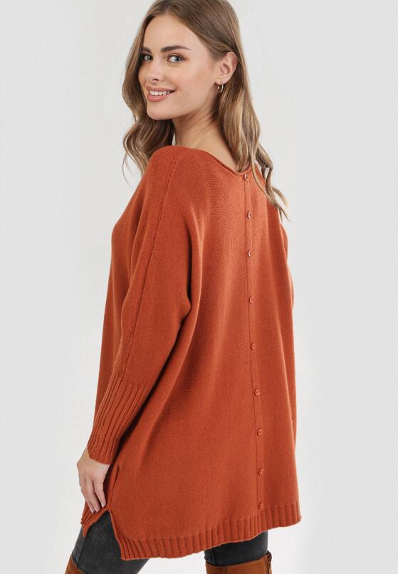 Brązowy Sweter Elinlisa 3