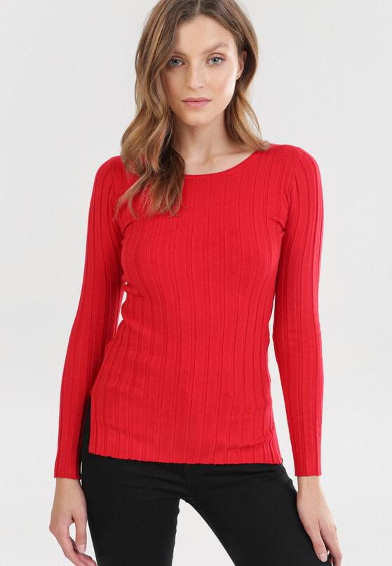 Czerwony Sweter Elineth 1