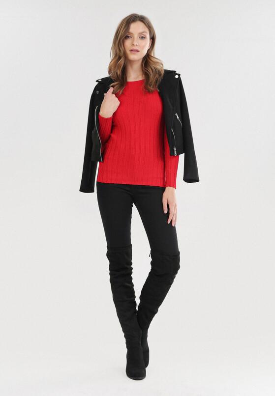 Czerwony Sweter Elineth 2